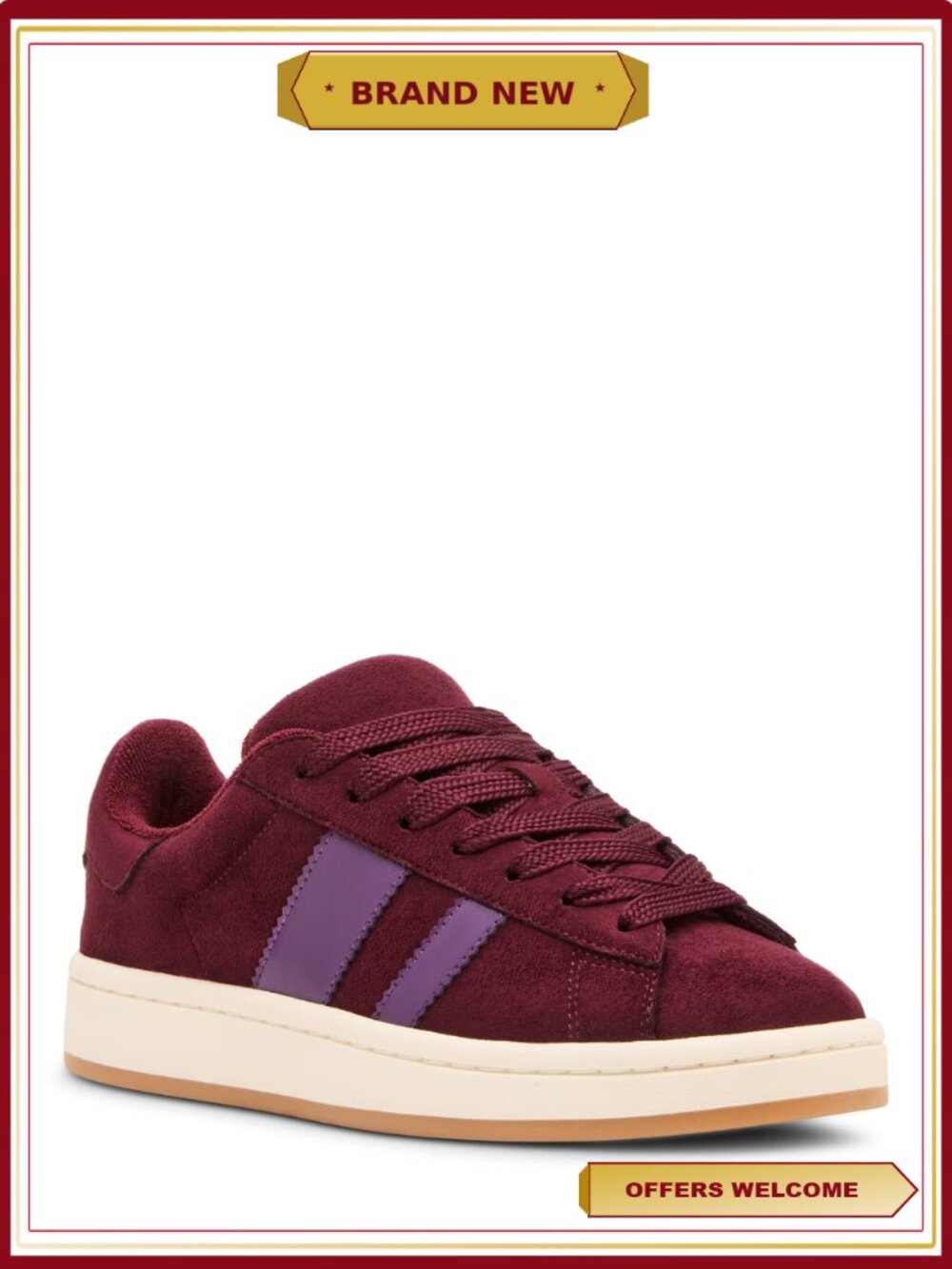 Lace-Up Skater Sneaker with Chunky Sole